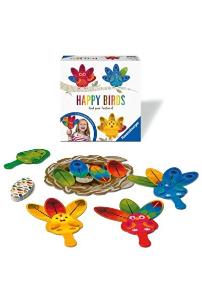 ADORE OYUNCAK Happy Birds – Ravensburger Renk Eşleme Oyunu (3+ Yaş)