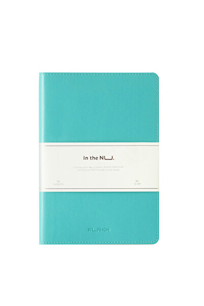 Deli Office Notebook A5 96 Sheets Ruled Faux Leather Cover Blue