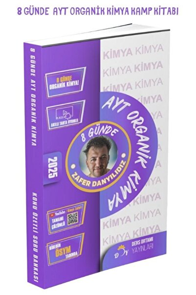 2025 8 Günde Ayt Organik Kimya Youtube Kamp Kitabı