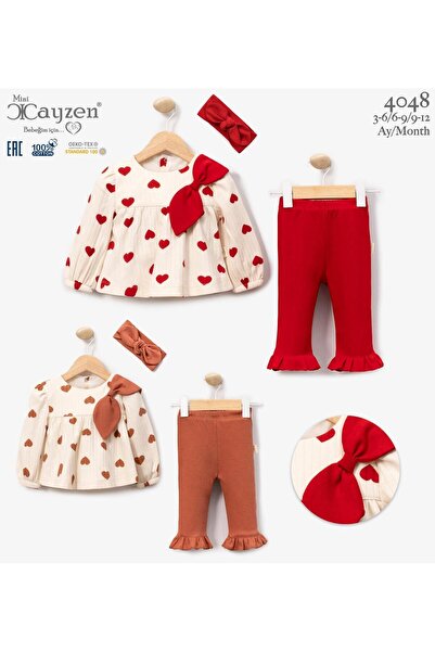 Lolons Büyük Kalp Desenli İkili Takım