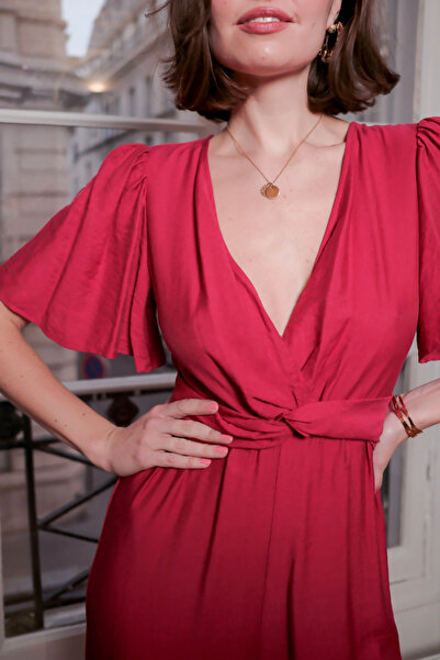 SOFILINE Fuchsia viscose jumpsuit B-4737P M8