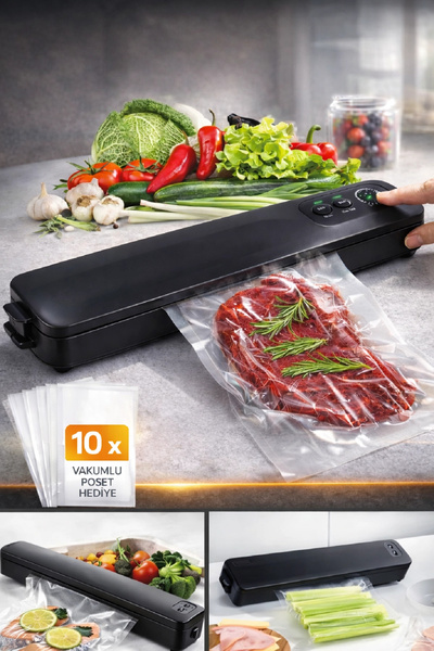 Berdina Home Vakum Mühürleme Makinesi Gıda Poşet Hediyeli Ev Tipi Yapıştırma ...