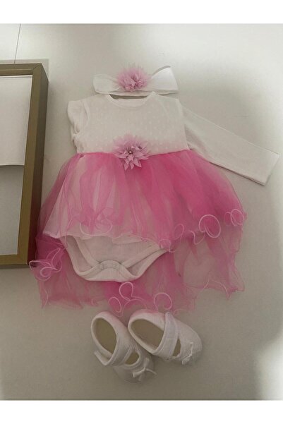 ÖZKARDEŞLER BABY Mevlüt Dress Set - Baby Girl Special Day Outfit