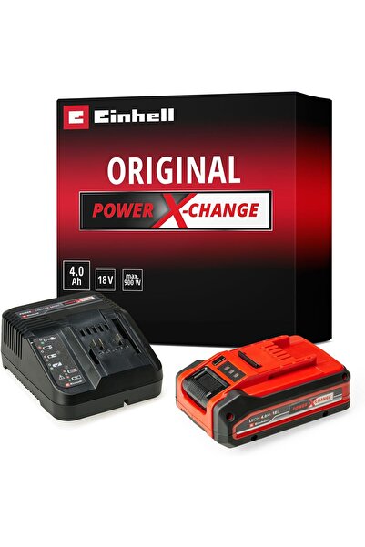 Einhell Orijinal 4 Ah PLUS Power X-Change Başlangıç Seti (1x 18V 4 Ah akü, 1 ...