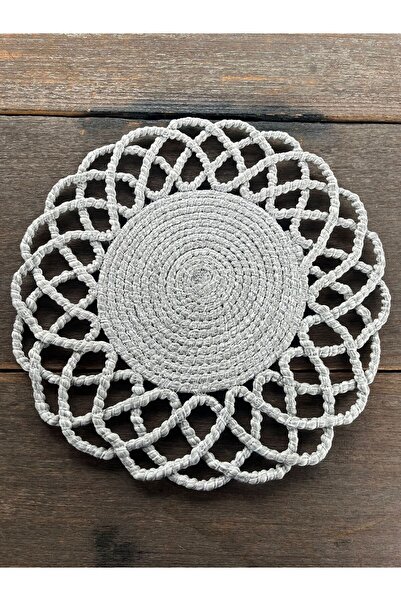 home inn Hazeran Esintisi - 33 cm Luxury Jute Rope Supla - Bohemian Knitted A...