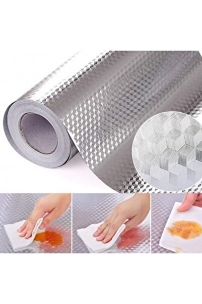 OEM Self-Adhesive Silver Kitchen Foil 60x300cm – Heat and Water Resistant