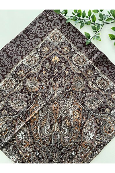 Zambak وشاح قطني كبير بنمط شيبنيم