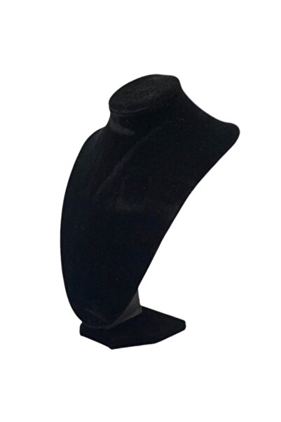 OEM Jewelry bust stand for necklaces, chains, black presentation display stan...