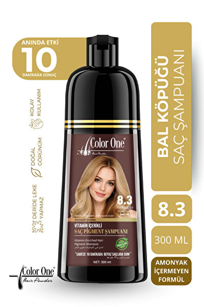 Color One Bal Köpüğü (Honey Blonde) Saç Pigment Şampuanı 8.3 | 300 ML & Ton E...