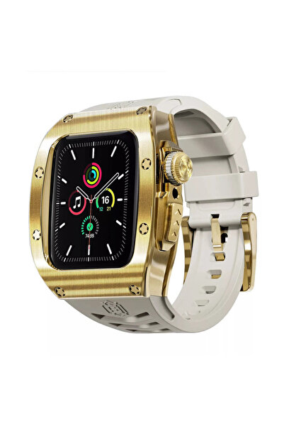 ShellBox [Package 360°] Case + strap for Apple Watch 4 44mm Waterproof IP68, ...