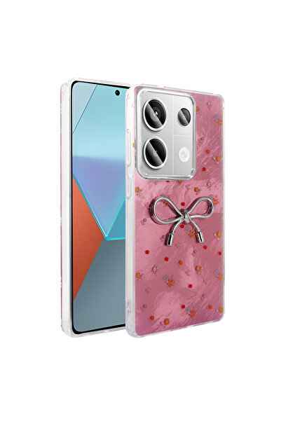 Ceponya Redmi Note 13 Pro 4g Case with Camera Protrusion, Shiny Happy Silicon...