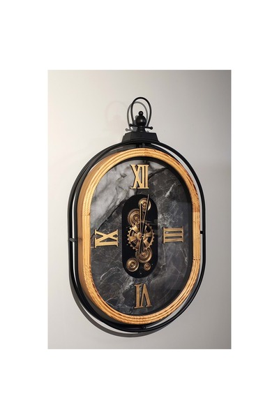 Store Özel Tasarım Metal Çarklı Duvar Saati 56×93 Cm | Endüstriyel Büyük Boy ...