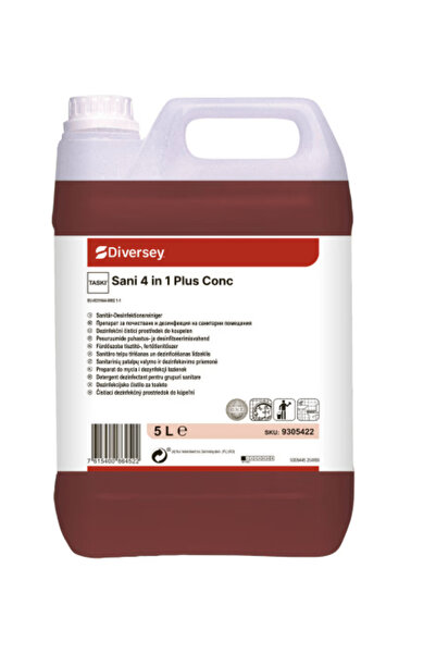 Diversey Bathroom surface disinfectant detergent 5 L Taski Sani 4 in 1