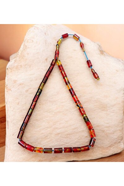 İnan Tesbih Handcrafted Full Cut Amber Prayer Beads (Wrist Length)