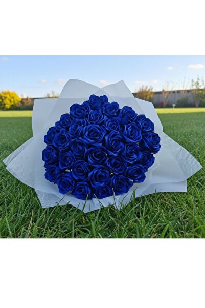 MEDUSAART Dekoratif Saten Kurdele Solmayan Özel Hediye 30'lu Gül Çiçek İsteme...