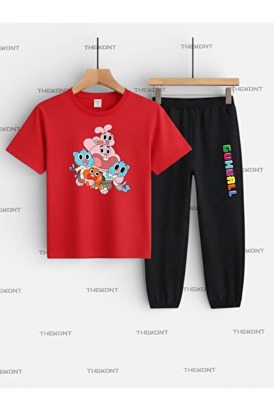 THEKONT ΠΑΙΔΙΚΟ ΣΕΤ ΜΕ ΣΤΑΜΠΑ GUMMBALL (ΜΠΛΟΥΖΑΚΙ ΚΑΙ ΦΟΡΜΑ ΜΕ ΤΣΕΠΕΣ)