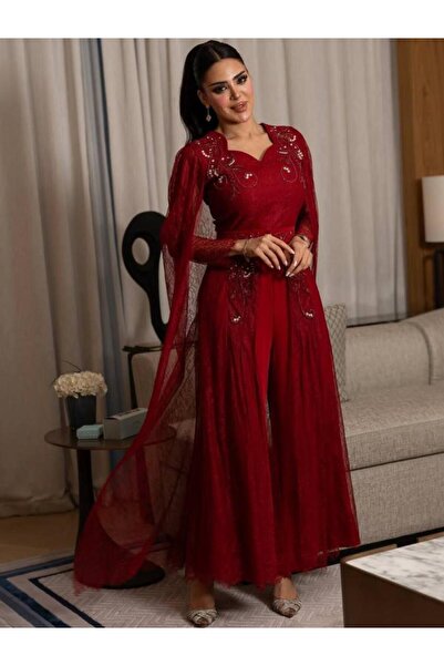 Genenic Elegant burgundy jumpsuit