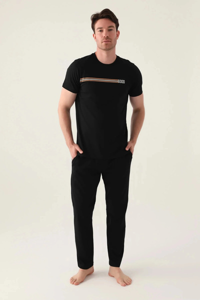 Arnetta Men's Double Set - Black