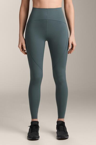 Oysho بنطال ضيق أساسي ضاغط عالي الارتفاع يصل إلى الكاحل