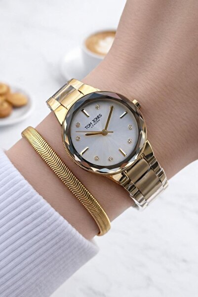 Tom Jones Steel Cord 2 Years Warranty 3 Atm Water Resistant Women Wrist Watch...