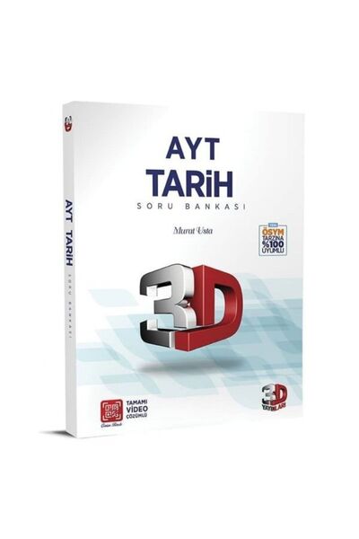 3D Yayınları Ayt Tarih Soru Bankası