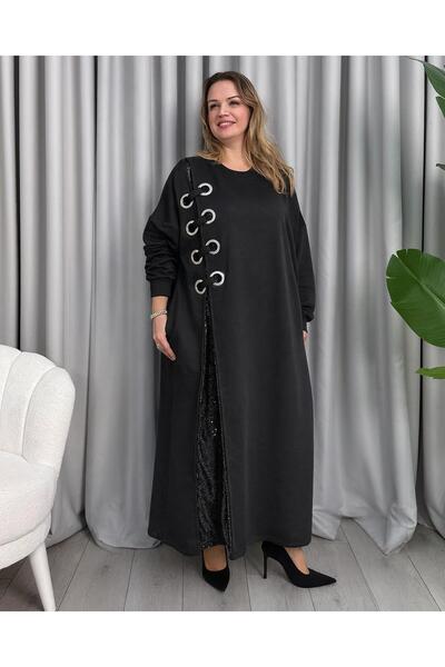 FUNDA فستان كارولينا بتصميم أنيق باللون الأسود