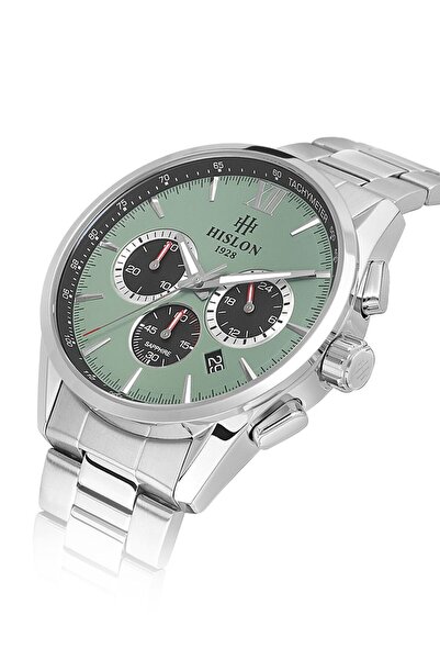 Hislon Gümüş Çelik Kordon Erkek Kol Saati MS206S-16SS