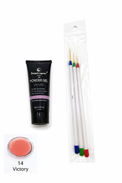 FSM Polygel for nail construction, 30 ml, UV/LED – Victory 14