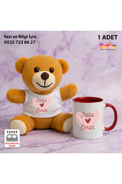 Ceymas Hediyelik 14 Şubat Özel Seri Sevgililer Günü Hediyesi KişiyeÖzel İsiml...
