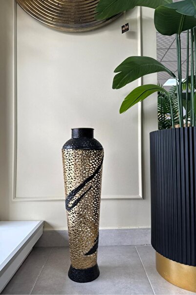 HERA DEKOR Imported Metal Floor Vase 68cm