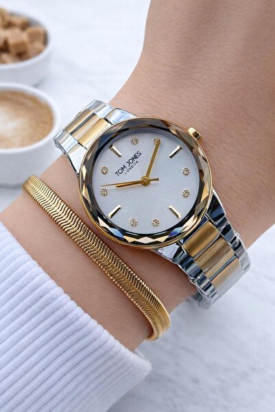 Tom Jones Steel Cord 2 Years Warranty 3 Atm Water Resistant Women Wrist Watch...