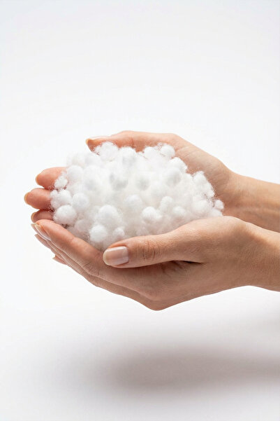 Atlas Döşeme Boncuk Elyaf Silikonlu Dolgu Elyafı, Yastık Yorgan Kırlent Amigu...