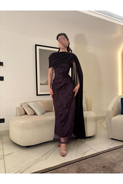 Genenic Elegant purple dress