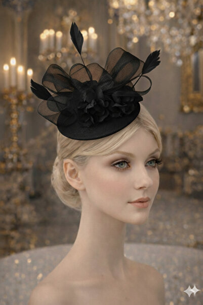 bbays new trend Gelin Nikah Kep Tüllü Şapka Vualet Saç Aksesuarı Zarif Tasarı...