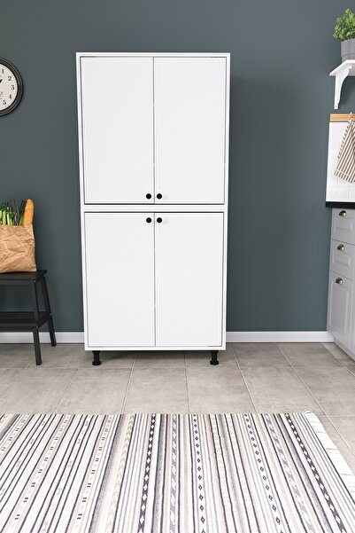 DEKORFİM DF13102 Çok Amaçlı Dolap , Mutfak Kiler Dolabı, Banyo & Temizlik Dol...