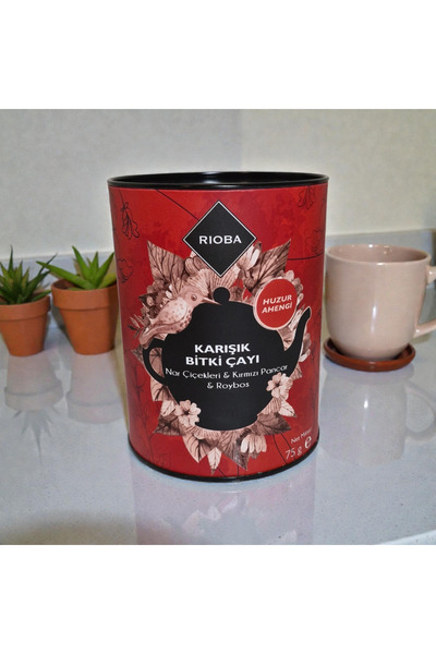 Rioba Karışık Bitki Çayı (Nar Çiçekleri&Kırmızı Pancar&Roybos)75g