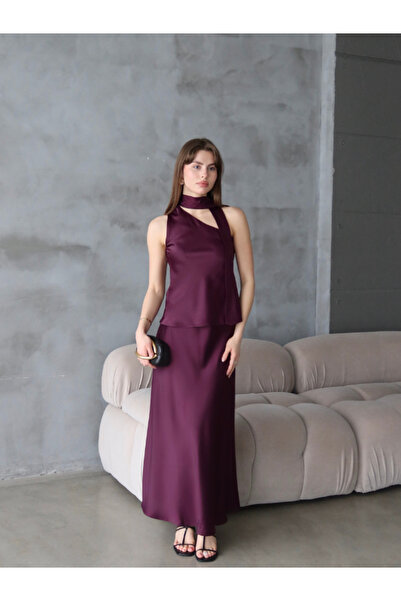 thelowely Satin Shawl Blush