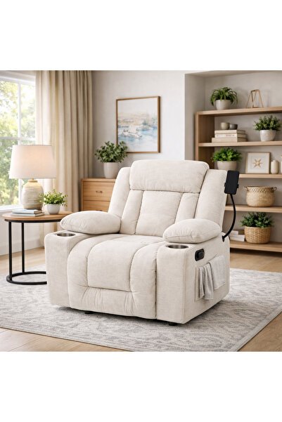 BedBoss Luxury Recliner Chair | Extended Comfort and 360 Degree Rotation