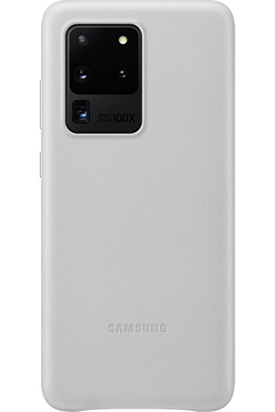 Samsung Δερμάτινο κάλυμμα πίσω καλύμματος γκρι (Galaxy S 20 Ultra)