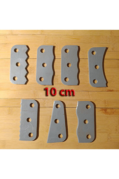 Enbceramic 7 PARÇA 10 CM SERAMİK & TORNA SERT PLASTİK SİSTRE