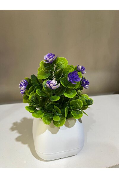 lameko مجموعة زهور صناعية للزينة على الطاولة والحمام والشرفة والمطبخ