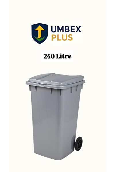 UMBEX PLUS UMBEX Plastik Çöp Konteyneri 240 Litre Konteyner - A+ Isıya Dayanı...
