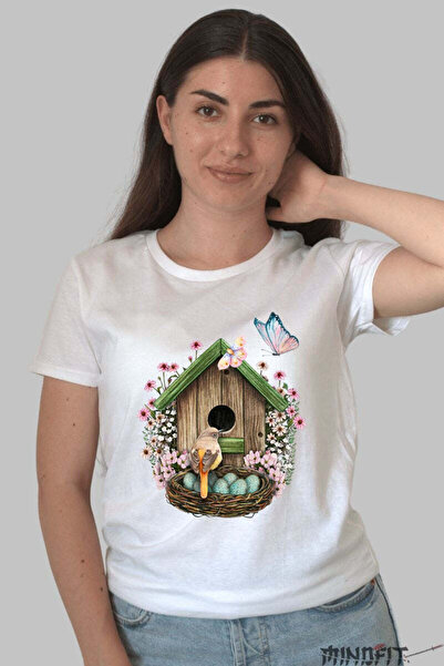 GILDAN Tricou Cu Flori De Primavara Cuibul Sperantei Dama