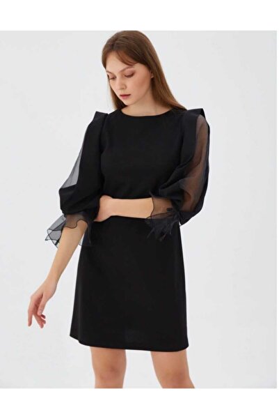 Minası Butik ORGANZE KOL ELBİSE