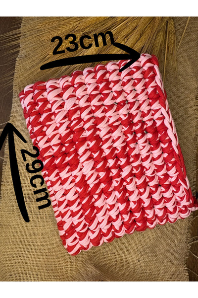 Nora EL ÖRGÜSÜ PENYE İP İPAD KILIFI TABLET ÇANTASI EL YAPIMI