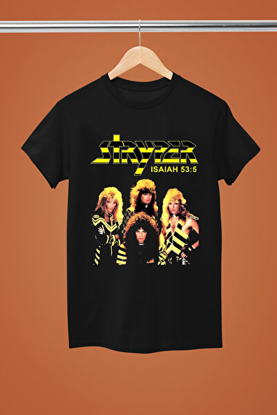MAGORS Stryper the Rock Band Printed Cotton Short Sleeve Regular Fit Rock Tshirt