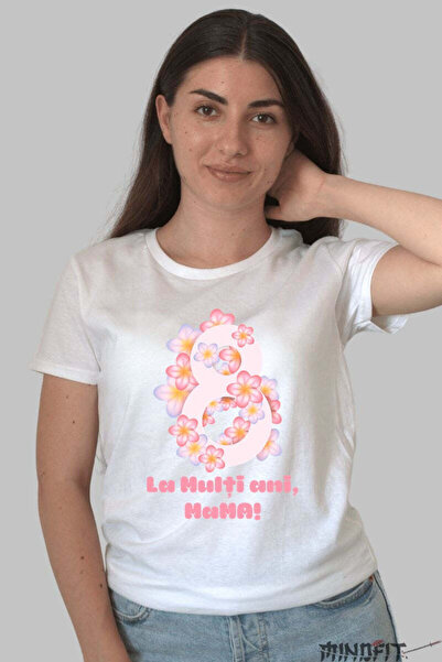 GILDAN Tricou 8 Martie La Multi Ani Mama Pastel Dama