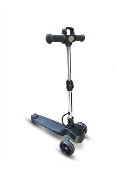 niyazi سكوتر أطفال كهربائي بثلاث كفرات وقابل للتطويل مع إضاءة أمامية وقابل للطي