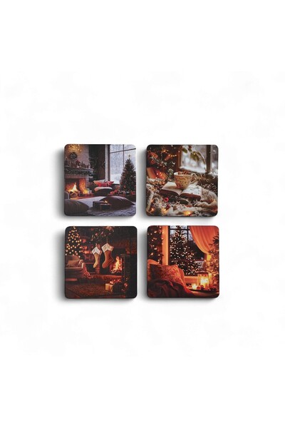 Hedea Cozy Home Coaster Set 1