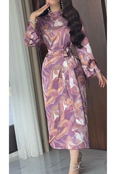 Warazan Elegant crystal-embellished necklace set